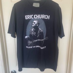 Size Large Erich Church Holdin My Own Tour 2017 T-Shirt (Black)